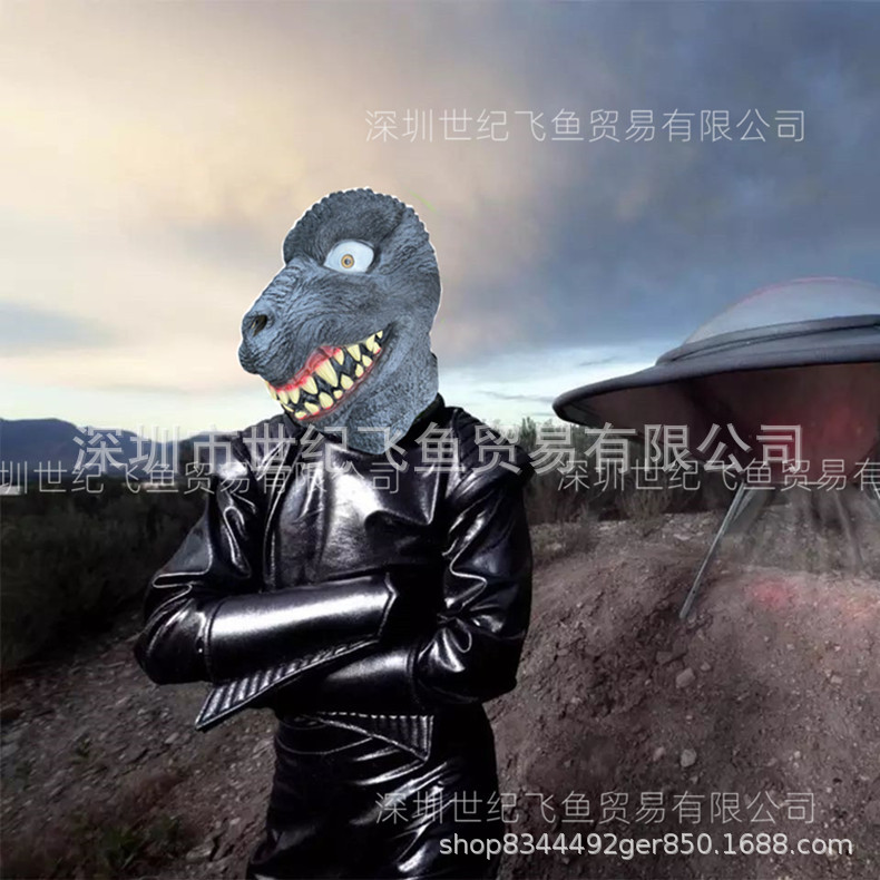 2022 transfronteriza nuevo Godzilla sombrero Halloween horror máscara de látex fábrica al por mayor