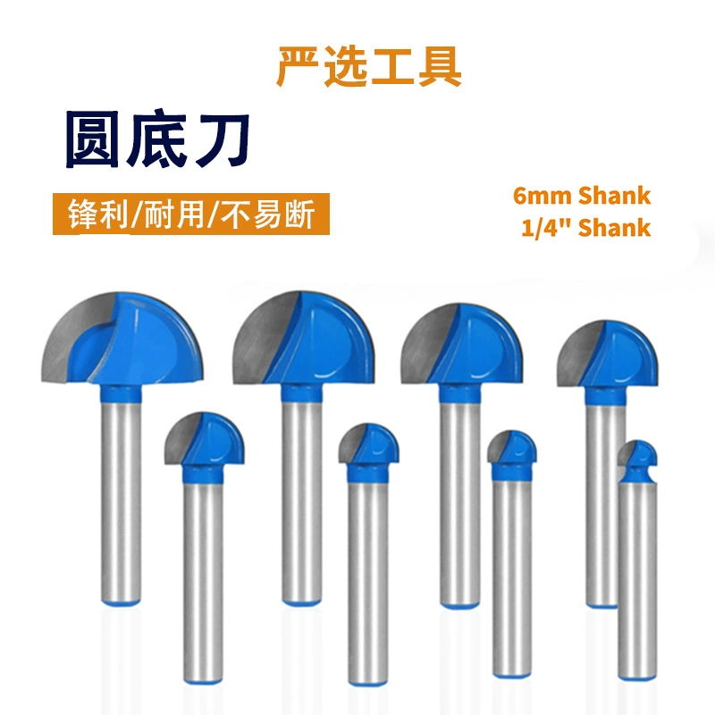 Фреза для фаски с круглым дном, фрезерная головка для обрезки, фреза для полукруглых рельефов, фрезерная головка для деревообработки, фреза для фрезерования по дереву