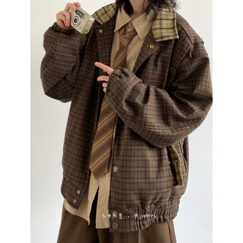 Japanese retro jacket for men and women