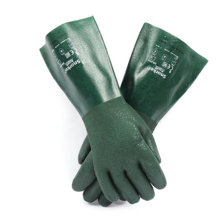 安思尔/Ansell4-414重型PVC丁腈混合耐酸碱耐腐蚀防化劳保手套
