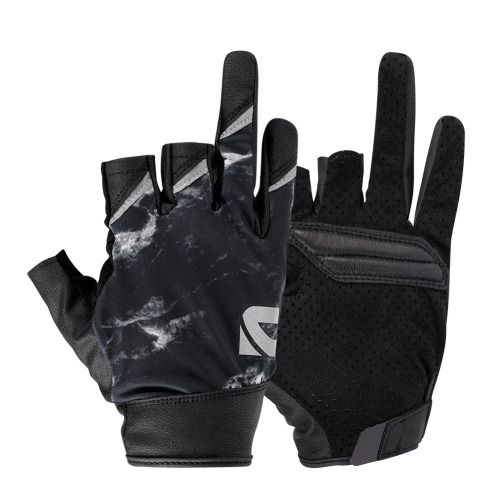 NOEBY Non-slip Leaking Three-Finger Fishing Glove Cycling Outdoor Climbing Sports Glove