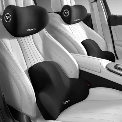 Car headrest car pillow car driving seat memory foam waist protection car pair of car pillow neck pillow