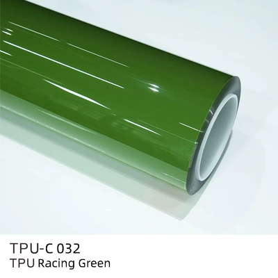 Silver Roman Red Car Color | Auto Color Change Film - tpu-racing-green-152m15m