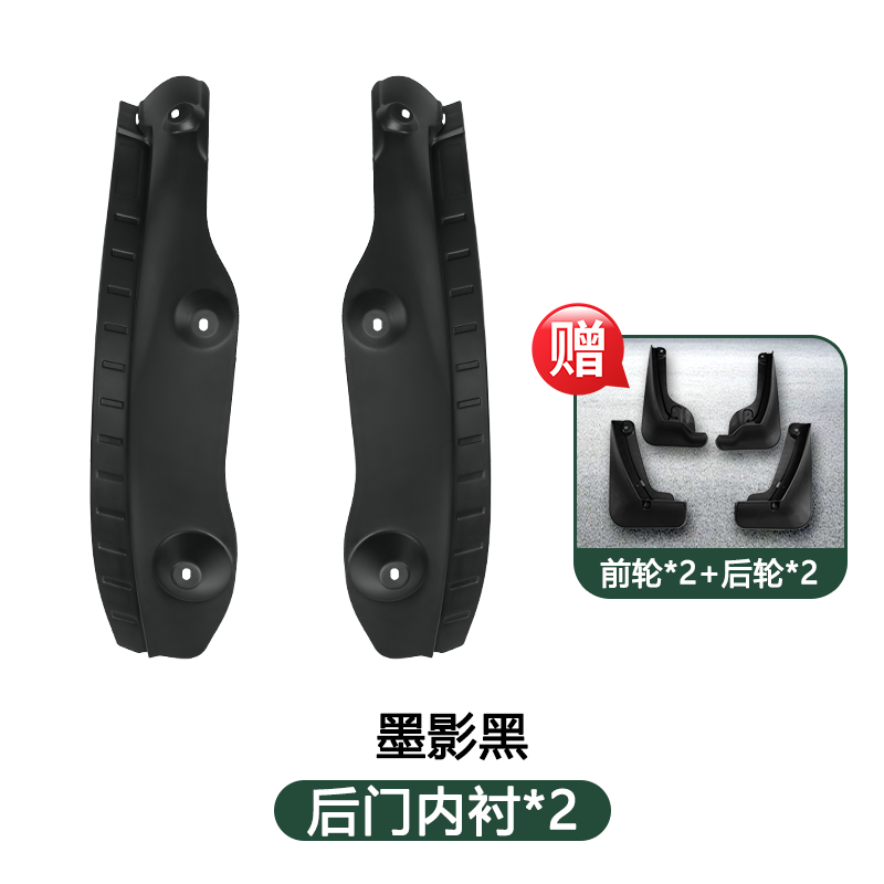 Brand new fourth generation original car color [ink shadow black] fender lining