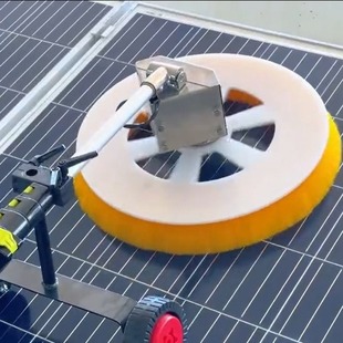 Photovoltaic panel electric cleaning brush photovoltaic module cleaning equipment roof photovoltaic cleaning solar panel cleaning brush
