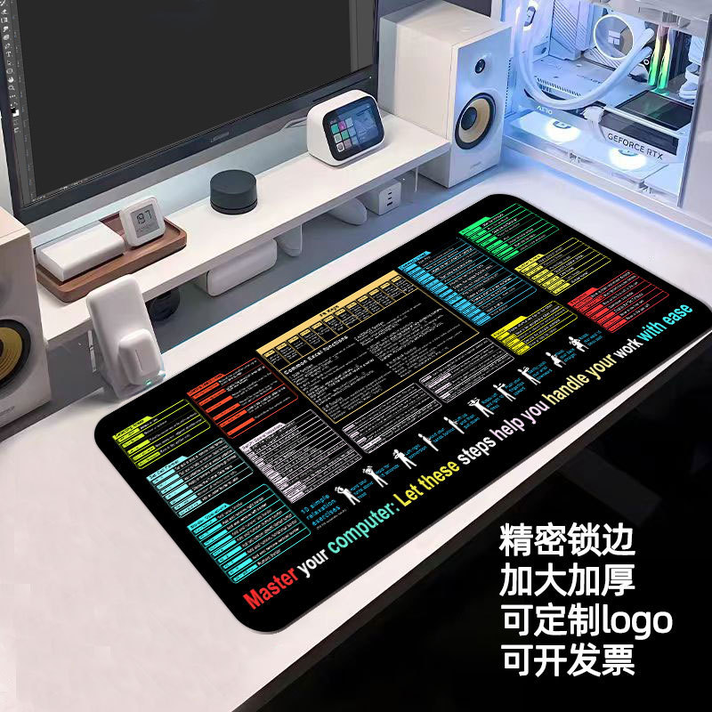 Officeクロスボーダーショートカットマウスパッド超大型汚れ防止ゲーム電気競争テーブルパッド大型オフィスコンピュータ滑り止め|undefined