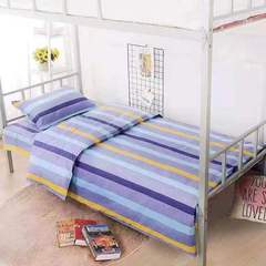 Wholesale school dormitory bedding set of three pieces enterprises and institutions bed sheets and covers pillowcases dormitory three-piece set