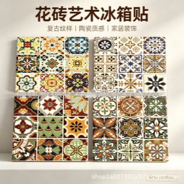 European-style retro floral pattern ceramic coasters, ethnic-style heat-resistant placemats, creative coasters, and customizable gift items