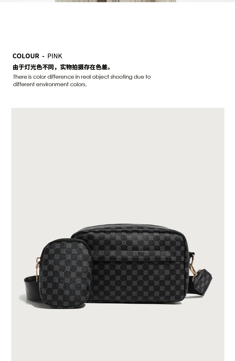 369g Weight Polyester Lining Material Zipper Closure Type Single Shoulder Strap Strap Type Square Bag Bags Type Daily Occasion PU Material Women's Backpack Backpack Argyle Pattern All Seasons Season Women's Gender Elegant, Vintage Style Style Square Shape Women's PU Argyle Elegant Vintage Style Square Zipper Square Bag 16