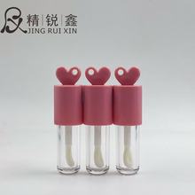 6g爱心礼盒唇彩 唇釉唇膏化妆品空管包材 粉色清新 大刷头唇彩