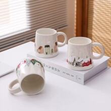 FER�羳���l�}�Q�մ��R�˱�Xmas Christmas mug����ˮ�����íh��