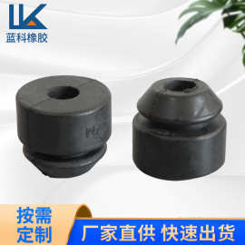 T型硅胶塞子 橡胶防水圆形堵头 锥形胶塞 加工不锈钢板孔塞子