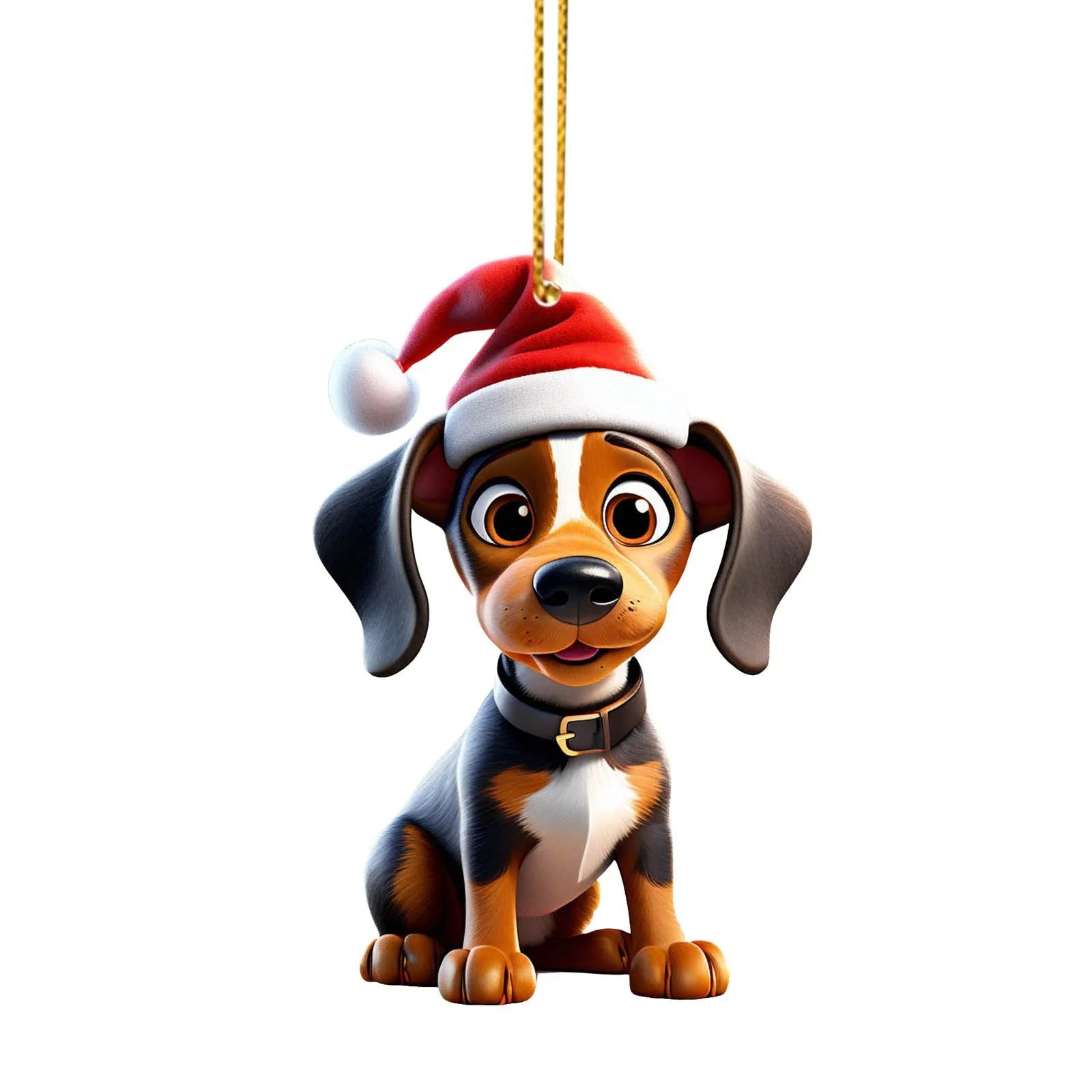 2024 nuevos productos transfronterizos de acrílico perros de dibujos animados colgantes de automóviles decoración del árbol de Navidad colgantes decoraciones para el hogar image 11