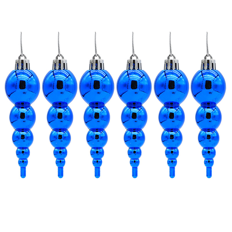 Transfronterizo nueva venta al por mayor de plástico de la cadena de calabazas de galvanoplastia accesorios decorativos de diseño del árbol de Navidad Festival de Regalo de Navidad de la bola