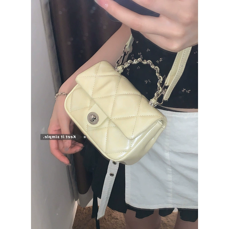 Цепь, летняя модная сумка на руку через плечо, стиль Chanel, цепная сумка, корейский стиль