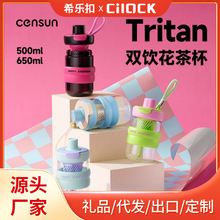 【清仓特价】tritan水杯新款女高颜值夏天便携塑料杯耐高温随手杯