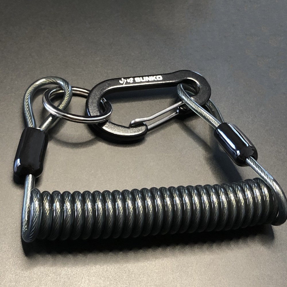 山口失手绳超强加粗钢丝弹簧绳户外登山垂钓 量大可谈