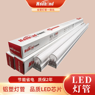 T5 Integrated Lamp Tube, Two-Hole Round Male and Female Plug, Transparent Model, Led Energy-Saving Fluorescent Lamp Tube