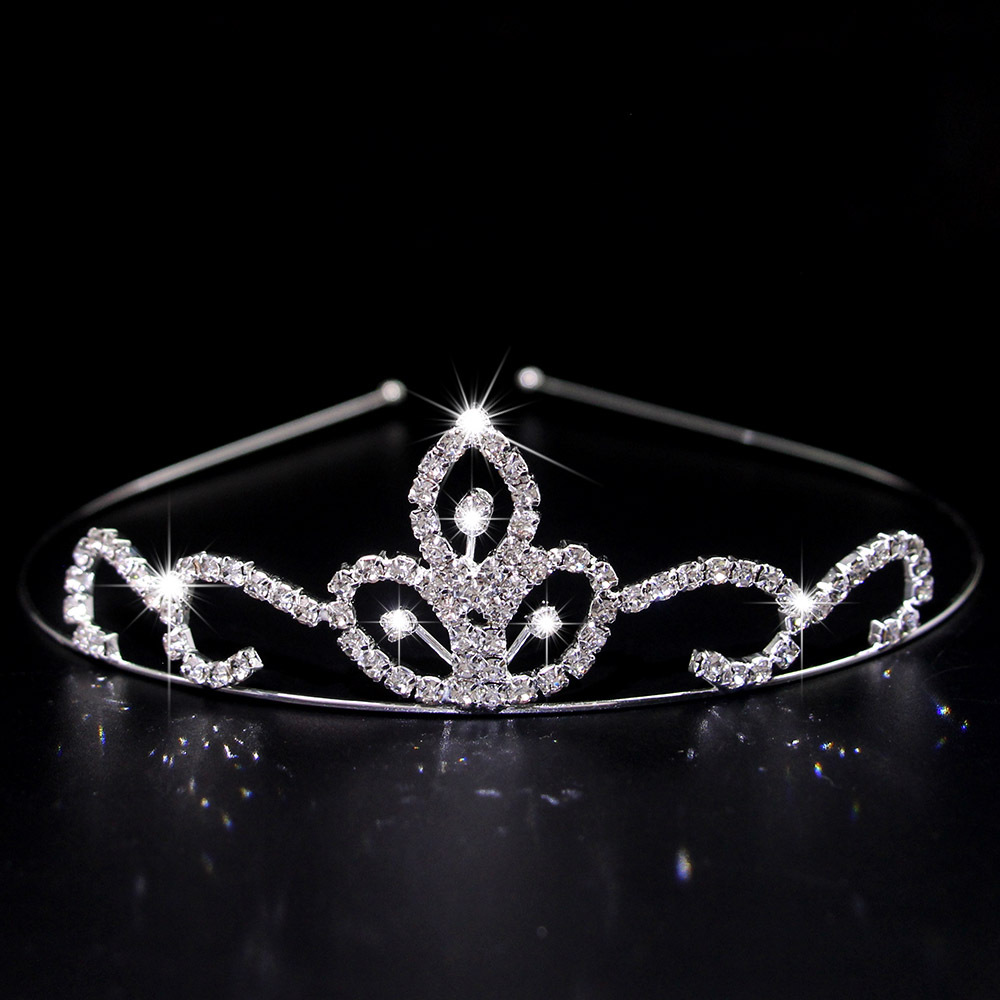 100g Weight Hair Band Hair Accessories Type 1 Piece Quantity Wedding, Banquet Occasion Rhinestone Material Crown Pattern Women's Gender Glam, Bridal Style Women's Glam Bridal Crown Rhinestone Hair Band 4