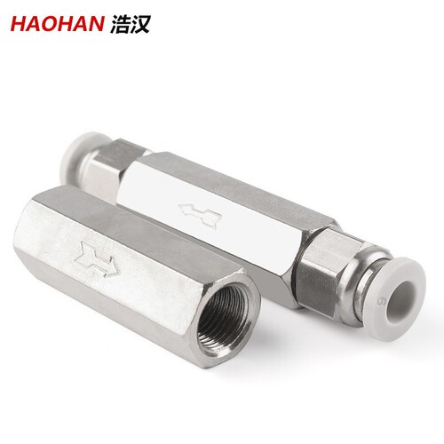 Manufacturer wholesale pneumatic one-way valve CV-06 gas check valve one-way straight valve 1 minute 2 minutes 3 minutes 4 minutes inner wire