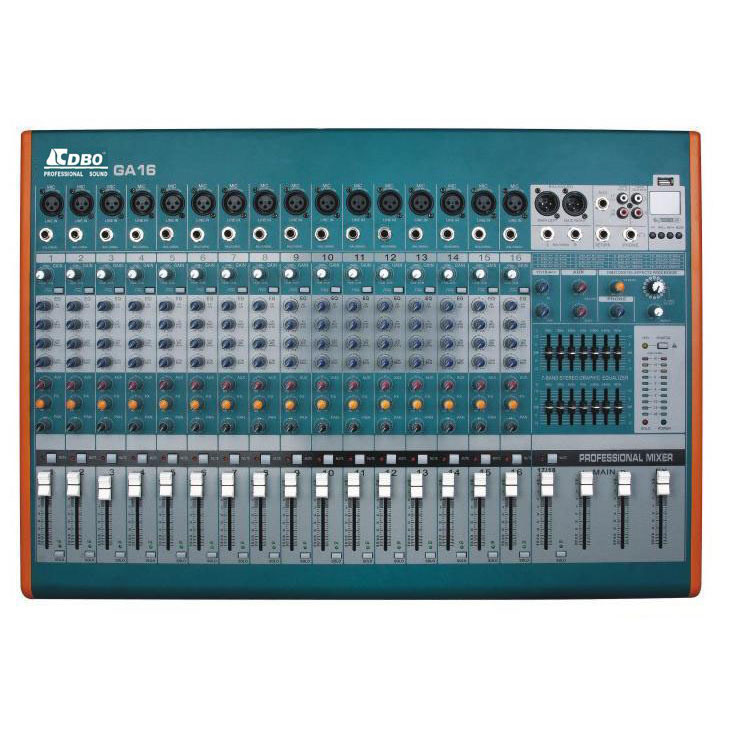 供应CDBO卡迪宝GA系列GA16专业调音台 两编组带效果带均衡