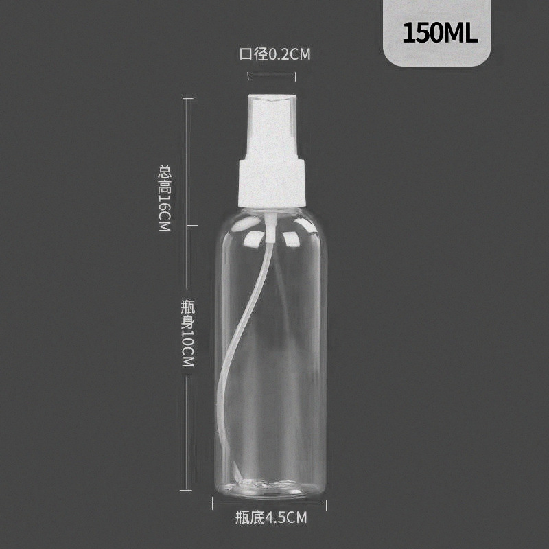 Fabricante 30ml50ml100ml botella de spray pequeña botella de spray botella de plástico transparente alcohol perfume mascota sub-botella