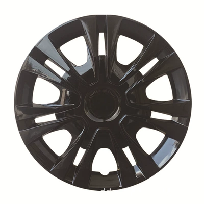 Hub cover — Steel Rim Hub Cap Wholesale - 14-inch-ky-all-black-1