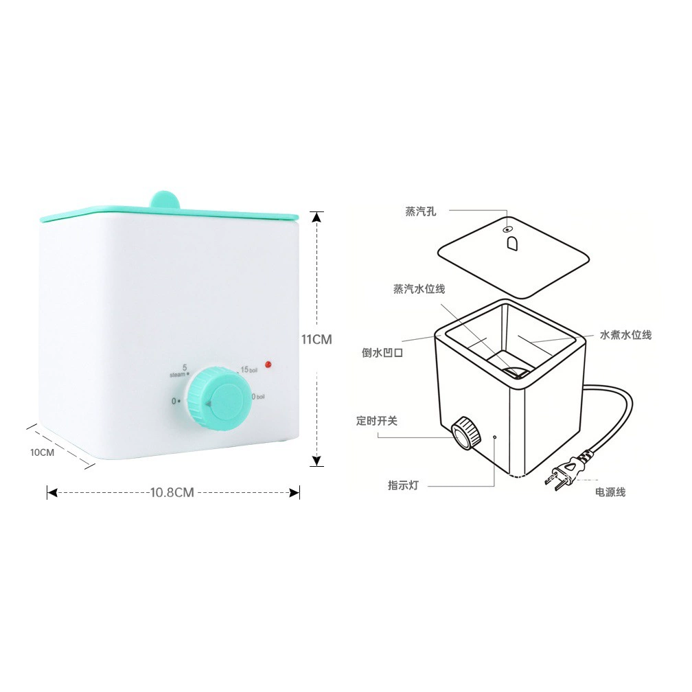 Менструальная чаша Силиконовые изделия Очистка Дезинфектор Приготовление пищи Двухцелевой высокотемпературный дезинфектор Пароварка для яиц для внешней торговли