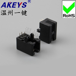 ��Ʒ�|RJ11�ӿ� 95001-4P4C-90�Ⱥ�ɫ Ͳ�Ԓ���� 90���B����