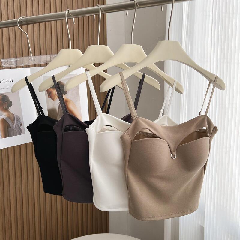 Niche Outfit Pure Desire Short Slim-fit Slimming All-match Vest Large Size Women's Hot Girls Hollow-out Tube Top Women's Summer New