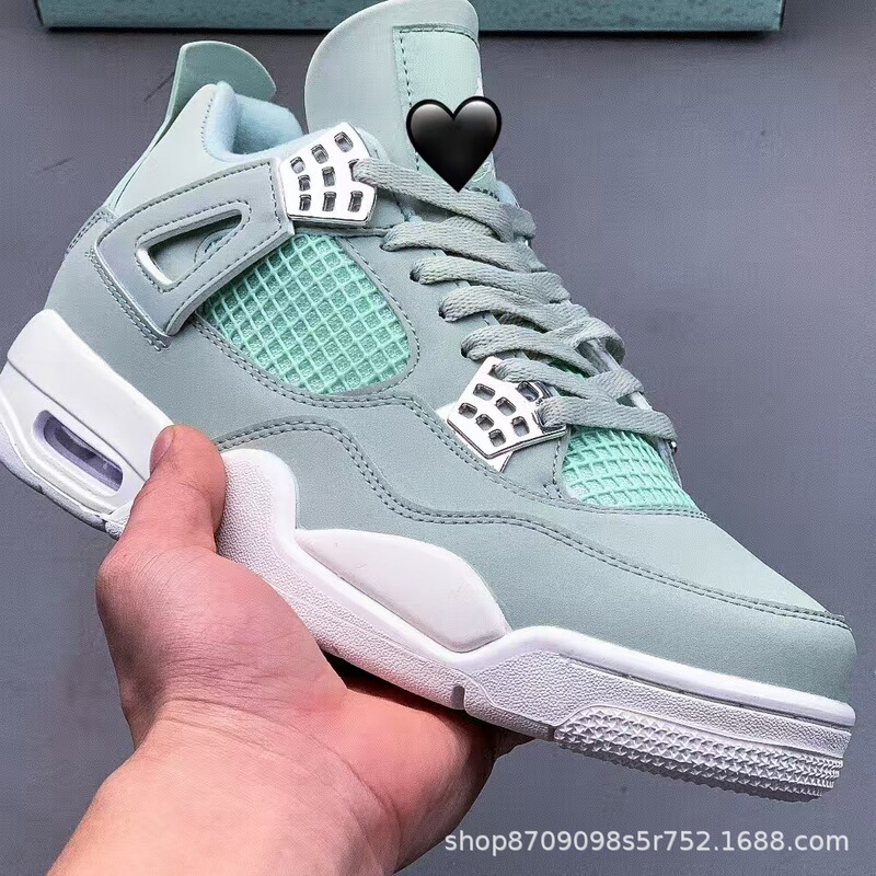莆田純正 AJ4 ミッドトップレトロカジュアルスポーツ文化バスケットボールシューズメッシュ通気性エアクッションクッション性スポーツシューズ|undefined