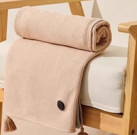 Wasbare USB verwarmde sjaal beenhoes Nieuwe groene elektrische deken Overige_voghion.com