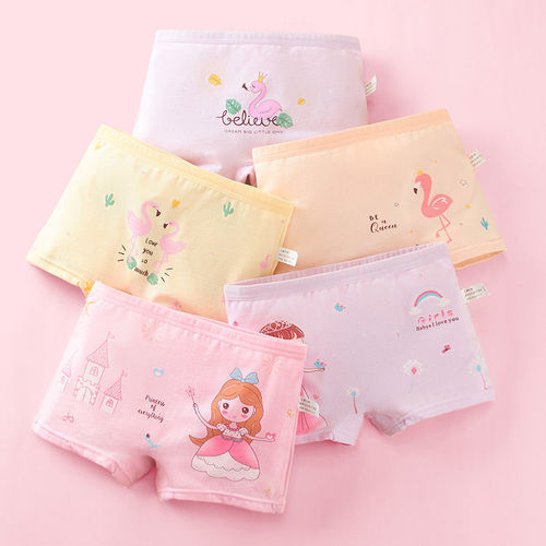 Children's underwear female summer girls boxer shorts baby girl medium and large children's safety pants cotton girls underwear wholesale