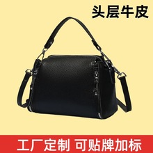 跨境真皮女包手提包大容量单肩包新款时尚斜跨包包轻奢女包