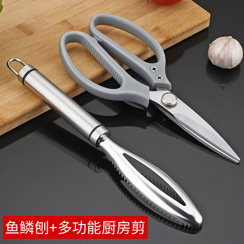 304 acero inoxidable comercial para raspar escamas de pescado cepillo casero para matar peces excavar muñales