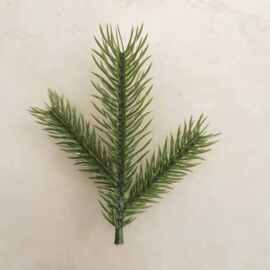 仿真植物立体松针 三叉立体双面松针圣诞花环工艺装饰创意PE松针