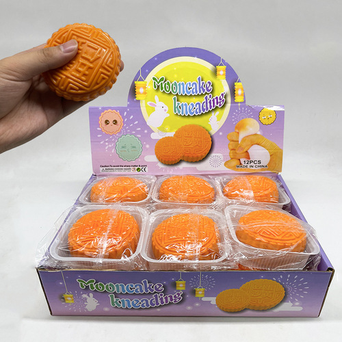 New creative burger pinch decompression toys tpr bread trick toys wholesale