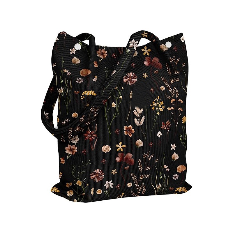 Bolsa de moda impresa de velcro para mujeres, bolso de transporte diario, bolsa de viaje portátil