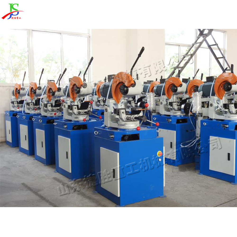 Máquina cortadora automática de tubos pequeña, cortadora de hojas de sierra de escritorio, cortadora oblicua de tubos redondos de tubos cuadrados eléctricos