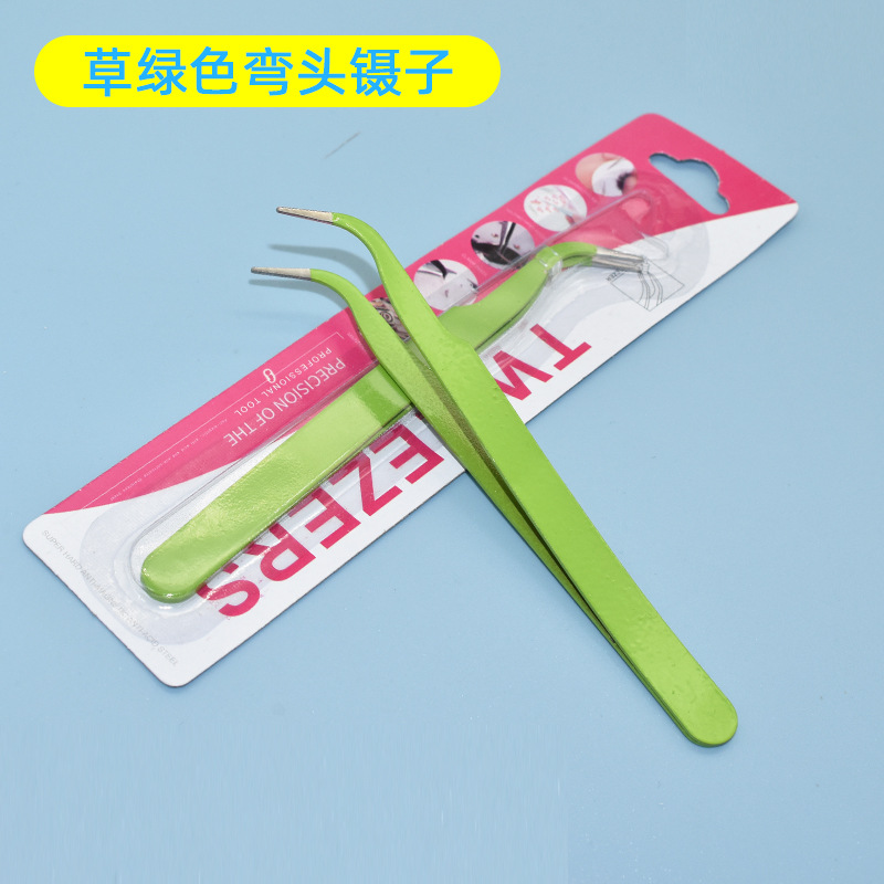 흡입 카드 포장 무딘 머리 잔디 녹색 팔꿈치