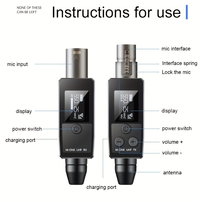 Sistema inalámbrico del micrófono del receptor del transmisor del micrófono inalámbrico, altavoz del amplificador del instrumento de la guitarra