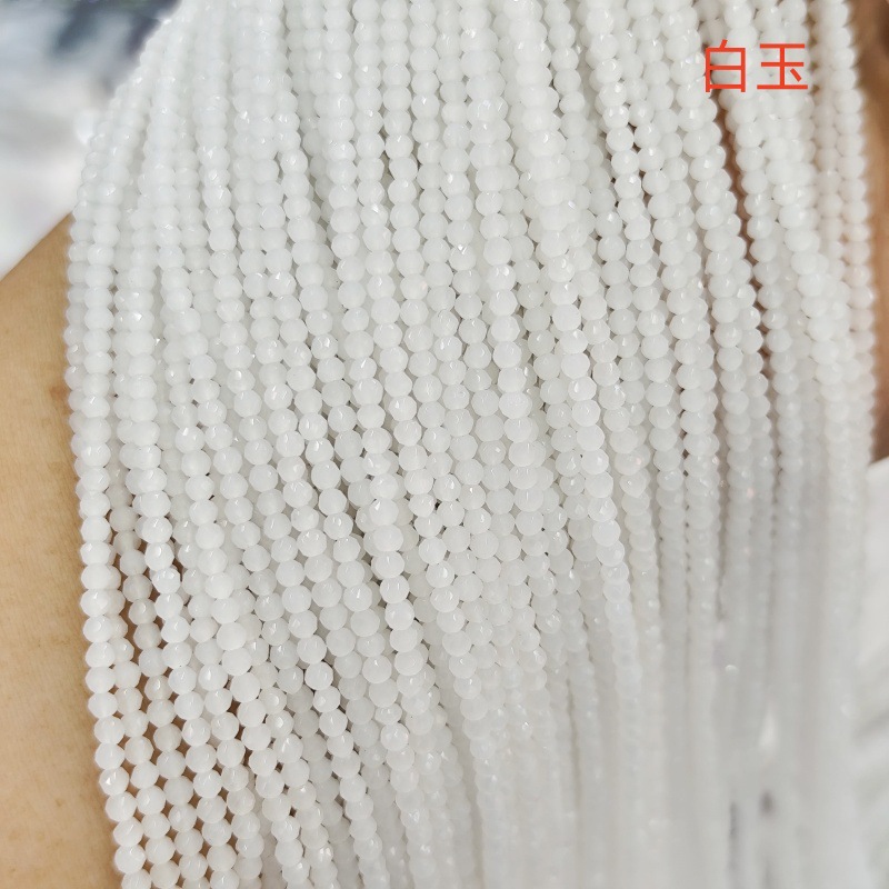 Hilo de algodón aguja súper pequeña Perla de cristal encadenada cuentas vidriadas DIY accesorios de ropa hechos a mano pulsera collar cuentas dispersas accesorios
