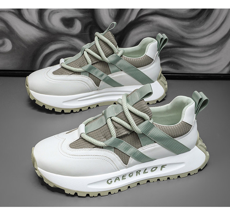 Herren neue Frühjahr neue dicke Sohlen vielseitig Sport und Freizeit Papa Herren Erhöhung verschleißfest und atmungsaktiv_voghion.com