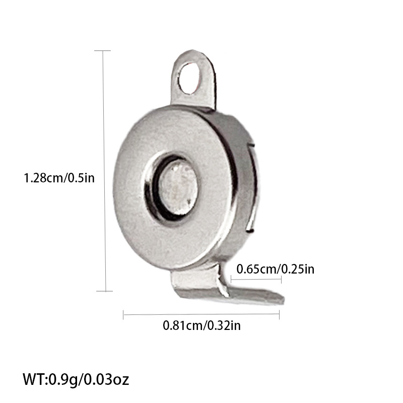 Hebilla magnética de hierro, diseño cosido invisible, tipo madre-hijo, 100 unidades, venta directa de fábrica