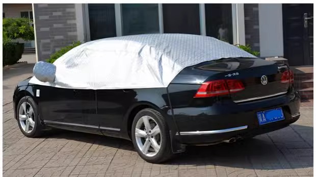 Car Snow-Proof Car Half-Cover Car Cover Sun Protection Rain Cover Cover Sunshade Dust-Proof Car Cover Car Cloth