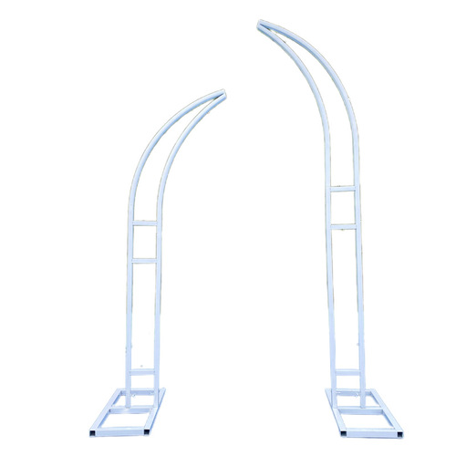 New wedding props cow horn sheep horn iron arch gate silk flower arch gate frame curved outdoor wedding flower arch gate