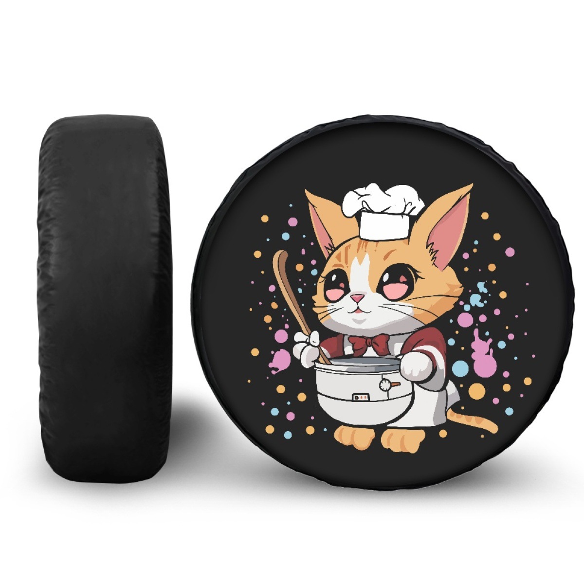 To figure full-width customized middle hole car spare tire cover tire protective cover car dust protective cover 18in