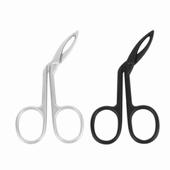 Wholesale stainless steel eyebrow comb slanted eyebrow scissors eyebrow tweezers beard trimmer nose hair tweezers beauty makeup tools