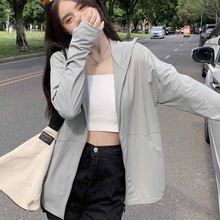 防晒衣女外穿夏季新款冰丝防晒服防紫外线宽松显瘦百搭超薄外套女