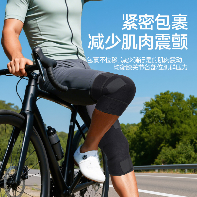Rodillas calientes para rodillas de bicicleta, cinturón deportivo de carretera ajustable rodillas para hombres y mujeres venta en caliente transfronteriza
